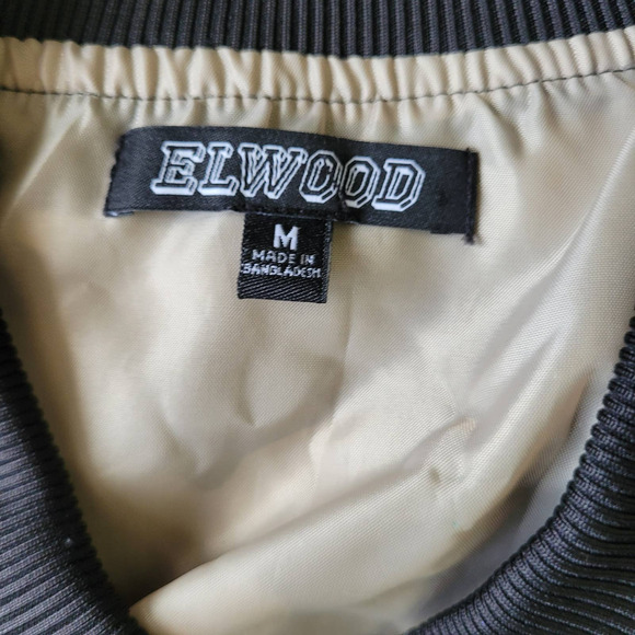 Elwood Men's Camouflage Bomber Zip Up Windbreaker Jacket. Size M - Picture 7 of 11